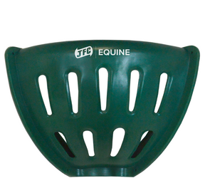 Tear Drop Corner Hay Feeder in green by JFC Equine, slow-feed for stable or horsebox (TDHF-C)