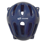 JFC Agri Tear Drop Wall Hay Feeder blue with fixing bracket for slow-feed horses