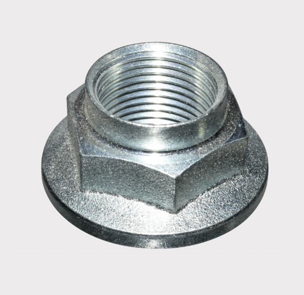 Yamaha YFM CV shaft nut with flange, steel OEM replacement for Grizzly/Kodiak/Big Bear, part 90179-20016