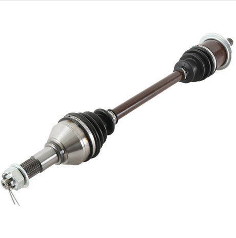 Can-Am Commander front-left CV driveshaft for 800/1000 (2013–2015) with brown shaft and black CV boots