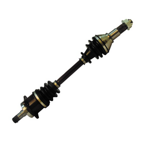 Front Left CV Driveshaft for Can-Am Outlander G1/Renegade by ATV City, black steel axle with rubber boots