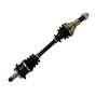 Front Left CV Driveshaft for Can-Am Outlander G1/Renegade by ATV City, black steel axle with rubber boots