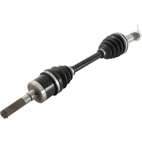 CV shaft complete front-right driveshaft for Can-Am Outlander/Renegade 570, black rubber boots and metal joints.