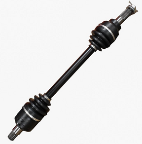 CV driveshaft Kawasaki Mule Pro-DX rear-left, ATV City brand, black with booted joints