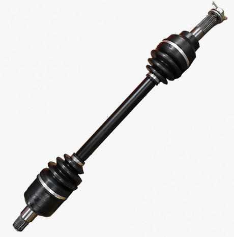 CV driveshaft Kawasaki Mule Pro-DX rear-left, ATV City brand, black with booted joints