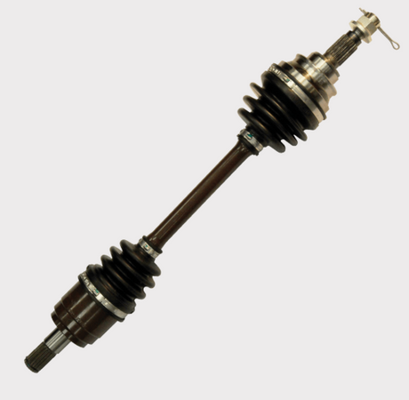 Hyper CV driveshaft for Can-Am Defender rear left/right; complete shaft with black rubber boots