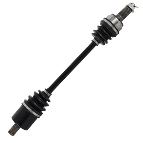 Hyper Polaris front CV driveshaft for Sportsman/Scrambler, black steel shaft