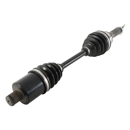 Polaris Sportsman rear CV driveshaft for 325/450/570 Hawkeye (2014–2017), black with booted joints