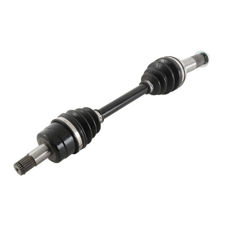 Hyper CV shaft complete front left driveshaft for Yamaha Grizzly/Kodiak/Big Bear 350/400/450 (2007–2014), black rubber boots