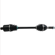 Polaris Sportsman 570 CV driveshaft, complete front left/right, 2018–2021, Hyper brand, black with rubber boots