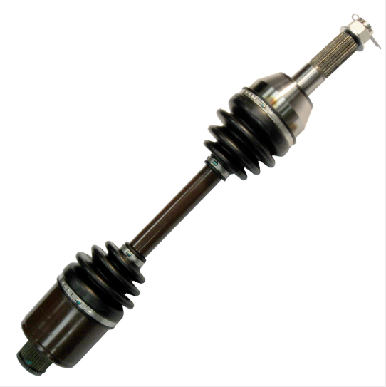 CV driveshaft Hyper Polaris Sportsman Front for 400/500/700/800 (2008–2012) with brown metal shaft and black CV boots