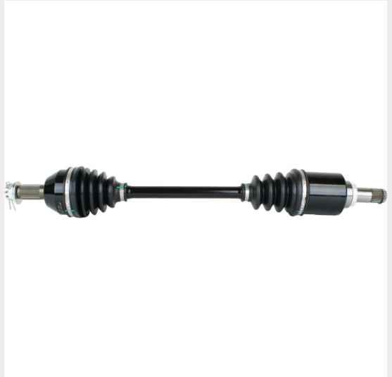 Honda Pioneer 1000 CV driveshaft rear right, black with rubber boots, complete drive shaft