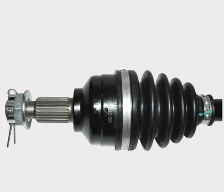 CV driveshaft complete for Honda TRX420/TRX520 rear left/right, ATV City brand, black rubber boot