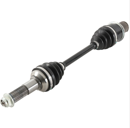 Rear CV driveshaft, Hyper brand, for Yamaha YFM Grizzly/Kodiak (2005–2011), with black rubber boots