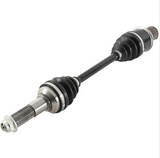 Rear CV driveshaft, Hyper brand, for Yamaha YFM Grizzly/Kodiak (2005–2011), with black rubber boots