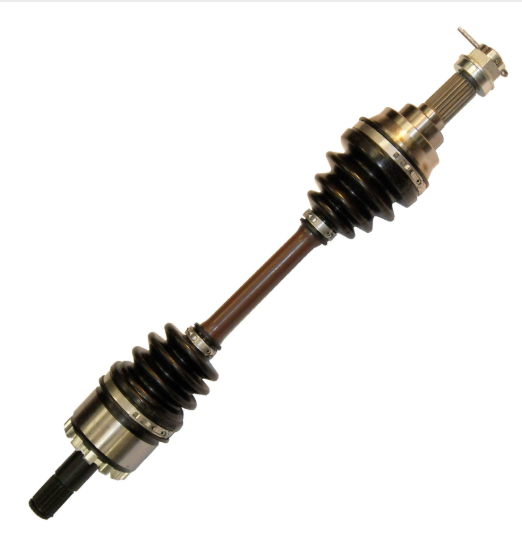 Kawasaki Brute Force rear CV driveshaft for KVF650/750, Hyper brand, steel shaft with black CV boots