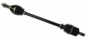 CV driveshaft front-left, Hyper brand, for John Deere Gator, black metal shaft with CV joints