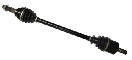 CV driveshaft front-left, Hyper brand, for John Deere Gator, black metal shaft with CV joints