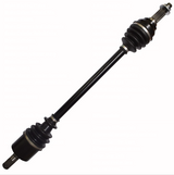 Hyper CV driveshaft, front-left for John Deere Gator 625i/825i/855D/XUV, black with rubber boots