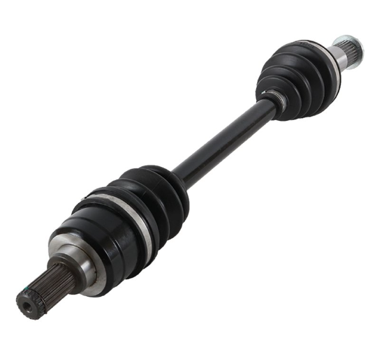 Rear CV driveshaft for Yamaha Grizzly 550/700 and Kodiak 450 ATV, black metal shaft