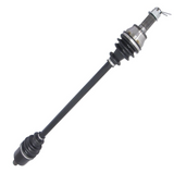 Polaris RZR XP 1000 CV driveshaft – front left/right, black steel shaft with rubber boot