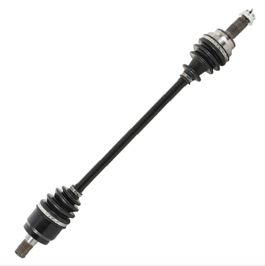 Honda Pioneer 700 rear CV driveshaft by ATV City, black shaft with metal CV joints