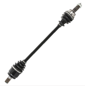 Honda Pioneer 700 rear CV driveshaft by ATV City, black shaft with metal CV joints