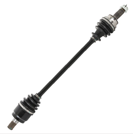 Honda Pioneer 700 rear CV driveshaft by ATV City, black shaft with metal CV joints