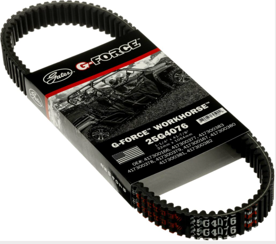 Drive belt Gates G-FORCE Workhorse 25G4076 CVT for Polaris Ranger 570
