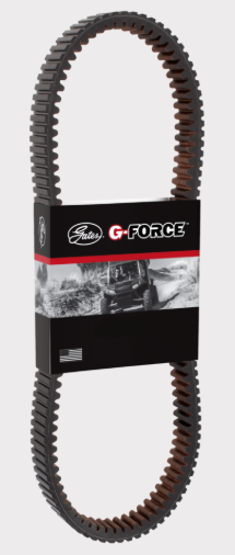 Drive belt Gates G-Force 31G3569 CVT belt for Kawasaki Mule Pro-MX KAF700 (2019–2023), packaged in Gates box.