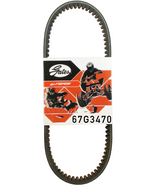 Gates G-Force 67G3470 CVT drive belt, black with Gates logo.