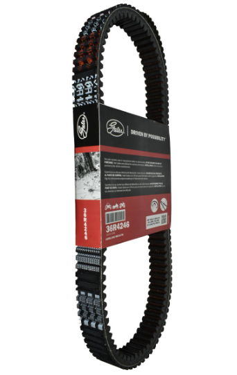 Gates G-Force Redline 36R4246 CVT drive belt, black belt on Gates packaging.