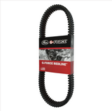 Gates G-Force Redline CVT drive belt for Polaris Sportsman/Scrambler 850–1000, black toothed belt in packaging.
