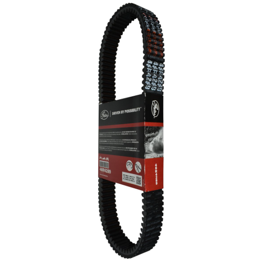 Gates REDLINE CVT Drive Belt 48R4289, black rubber belt with branding, for Can-Am Maverick X3