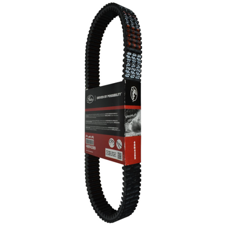 Gates REDLINE CVT Drive Belt 48R4289, black rubber belt with branding, for Can-Am Maverick X3