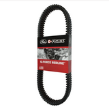Drive belt Gates G-Force Redline CVT 49R4266; black toothed belt on red packaging