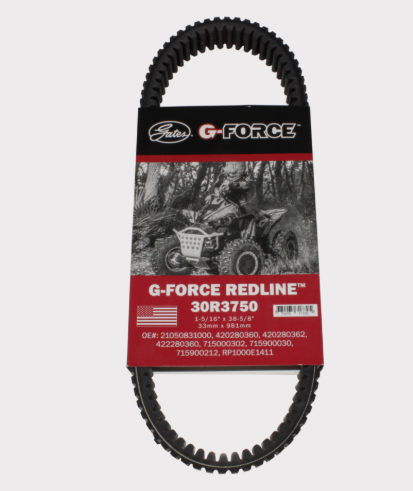 Gates G-Force Redline CVT drive belt 30R3750 in packaging