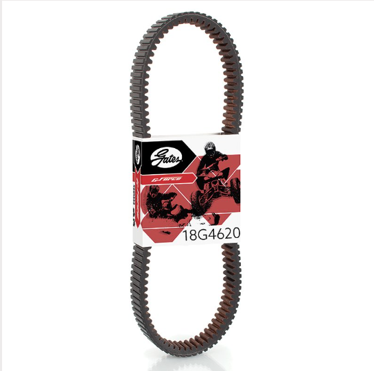 Gates G-Force CVT drive belt, brown cogged belt for Kioti Mechron 2200/2240 and Cushman 1600XD (OEM U3210-29141)