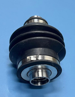 Rear joint yoke prop shaft CV boot, black rubber with metal clamps for Honda TRX420/500/520 and Pioneer 500/700