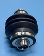 Rear joint yoke prop shaft CV boot, black rubber with metal clamps for Honda TRX420/500/520 and Pioneer 500/700