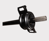 Mid Prop Shaft by ATV City for Polaris Ranger XP 1000/XP 1000 Crew (2018–2024), black metal shaft with splined end