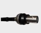 Complete mid prop shaft for Polaris Ranger XP 1000 / XP 1000 Crew, metallic shaft with black joint housing, OEM 1334523