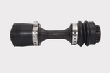 Front prop shaft for Can-Am ATV, black rubber ends with metal clamp collars