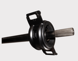 Complete front prop shaft for Polaris Ranger XP 1000/Ranger 902D, black steel, ATV City, OEM 1334482