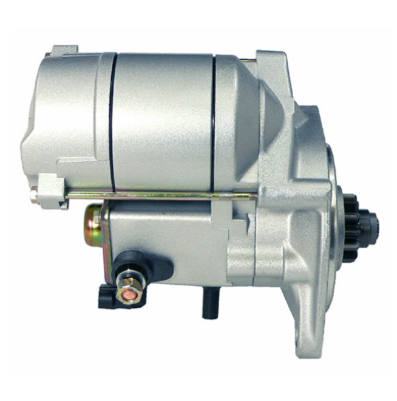 Starter motor, silver 12V CW, 13-tooth, DGT Agri mower replacement