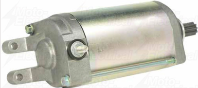 Starter motor for Can-Am DS 650 / BMW F650 F800 / Aprilia Pegaso 650, DGT Agri, silver metal body