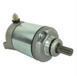Starter motor by DGT Agri for Yamaha YFZ450 ATV (2004–2013), metal body with splined shaft