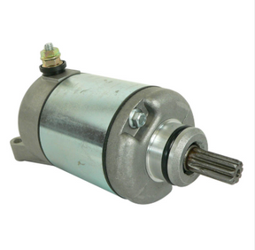 Starter motor by DGT Agri for Yamaha YFZ450 ATV (2004–2013), metal body with splined shaft