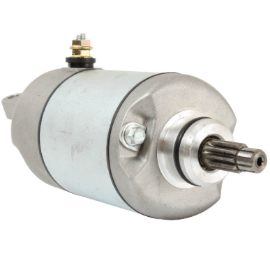 Starter motor, silver, by DGT Agri for Honda TRX300 Big Red / Fourtrax ATC250ES TRX250
