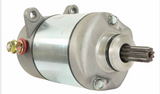 Starter motor for Honda TRX250 Recon/Sportrax/TRX250X, silver metal body, DGT Agri